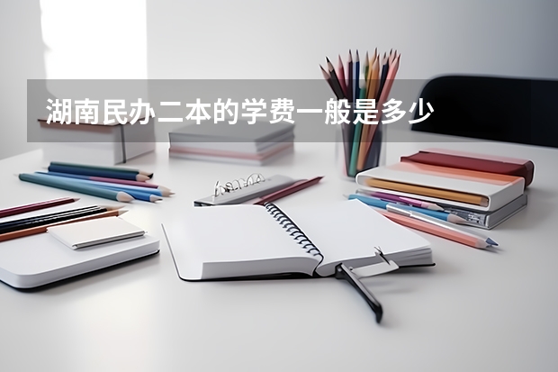 湖南民办二本的学费一般是多少