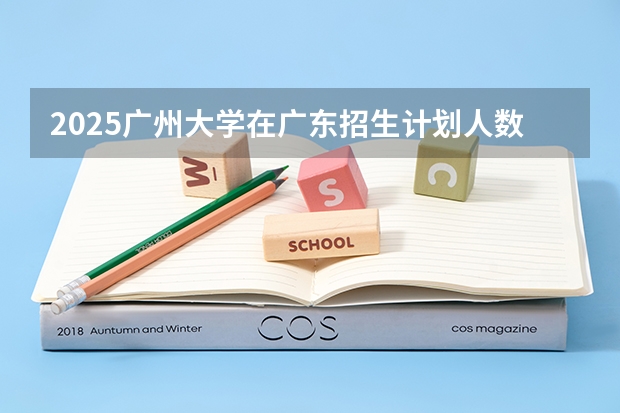 2025广州大学在广东招生计划人数一览表