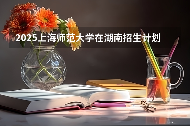 2025上海师范大学在湖南招生计划一览表