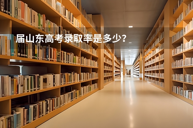 届山东高考录取率是多少？