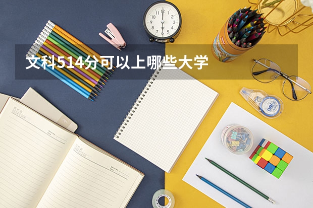 文科514分可以上哪些大学
