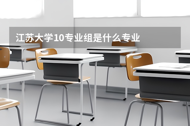 江苏大学10专业组是什么专业