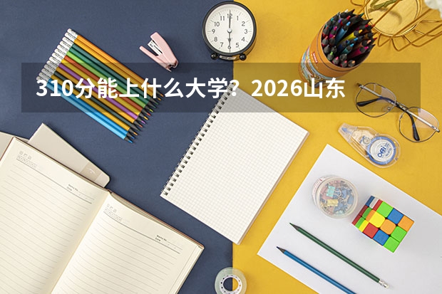 310分能上什么大学？2026山东公办专科最低录取参考