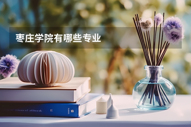 枣庄学院有哪些专业