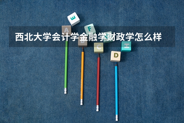 西北大学会计学金融学财政学怎么样