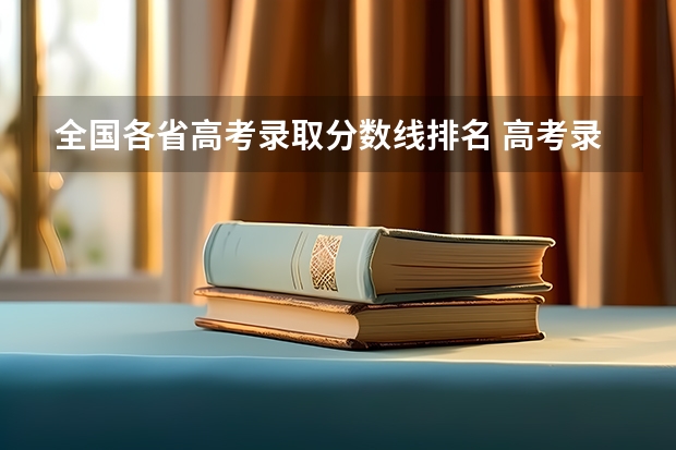 全国各省高考录取分数线排名 高考录取分数线一览表全国