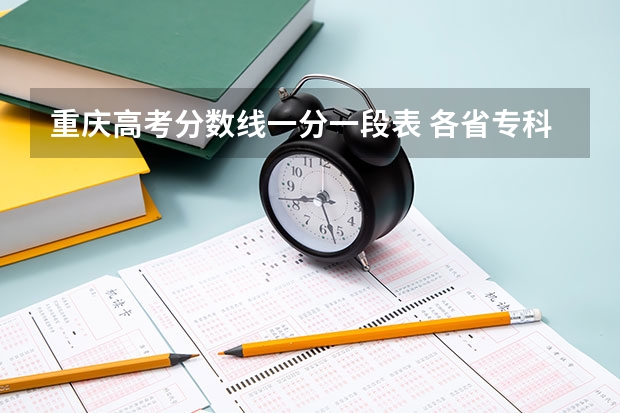 重庆高考分数线一分一段表 各省专科学校排名及分数线