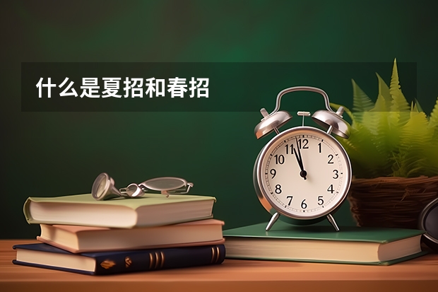 什么是夏招和春招