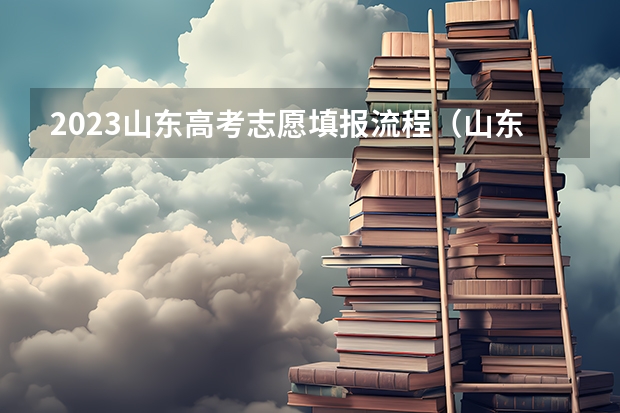 2023山东高考志愿填报流程（山东省专科填报志愿流程）