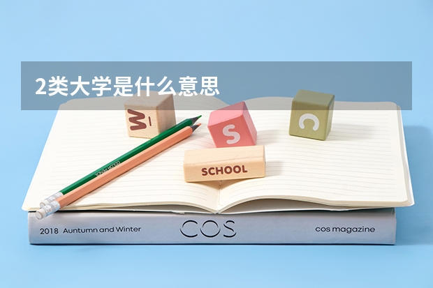 2类大学是什么意思