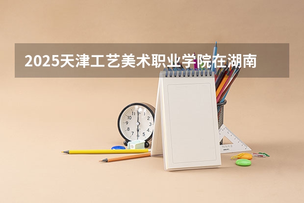 2025天津工艺美术职业学院在湖南招生计划一览表