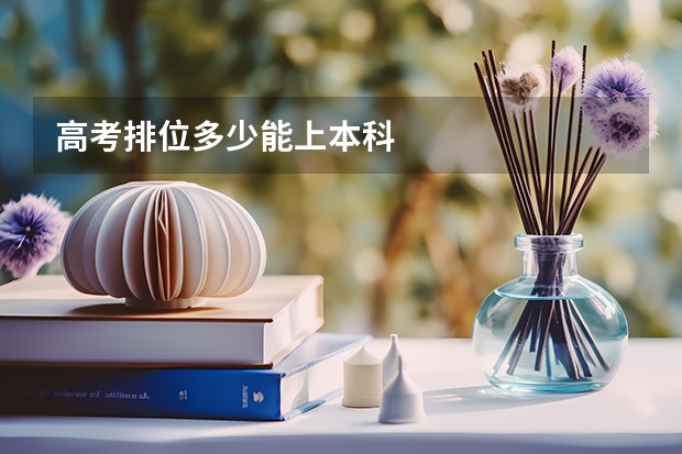高考排位多少能上本科