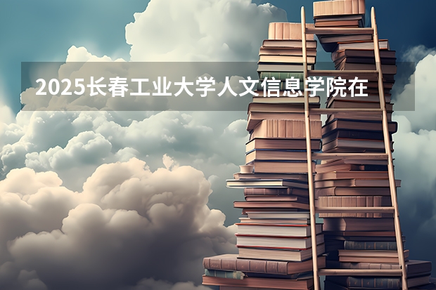 2025长春工业大学人文信息学院在黑龙江招生计划一览表