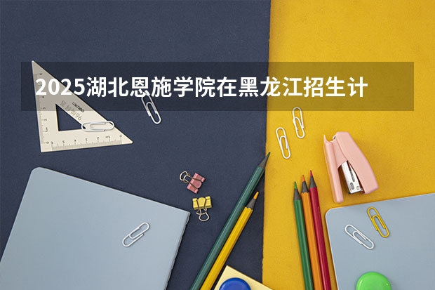2025湖北恩施学院在黑龙江招生计划一览表