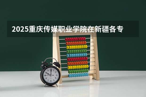 2025重庆传媒职业学院在新疆各专业招生人数一览