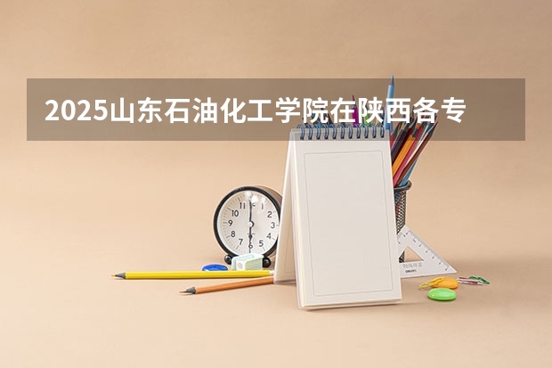 2025山东石油化工学院在陕西各专业招生人数一览