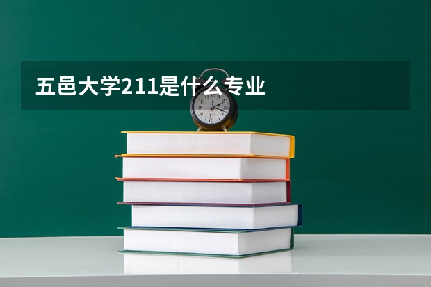 五邑大学211是什么专业