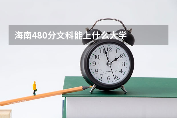 海南480分文科能上什么大学