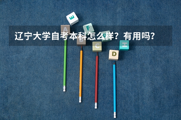 辽宁大学自考本科怎么样？有用吗？