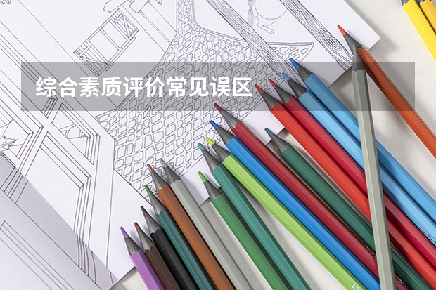 综合素质评价常见误区