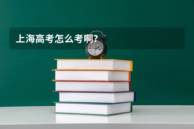 上海高考怎么考啊？